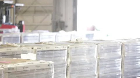 Forklift Blownout Stock Footage 50174097