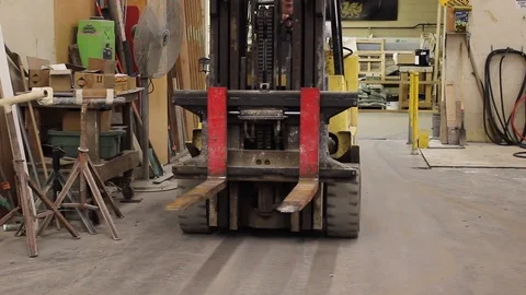 Forklift Comes Forward 動画素材 96342842