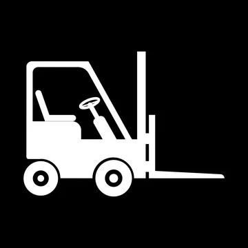 Forklift design icon Stock Illustration