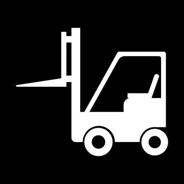 Forklift design icon Stock Illustration