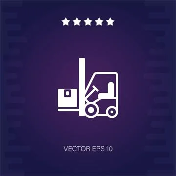 Forklift  icon Stock Illustration