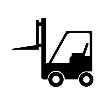 Forklift icon Stock Illustration