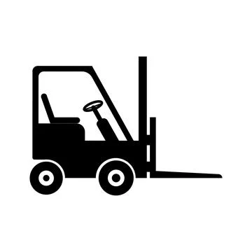 Forklift icon Stock Illustration