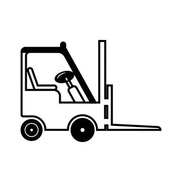 Forklift icon Stock Illustration