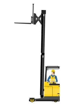 Forklift Stock Illustration