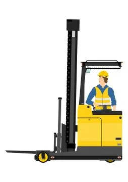Forklift Stock Illustration