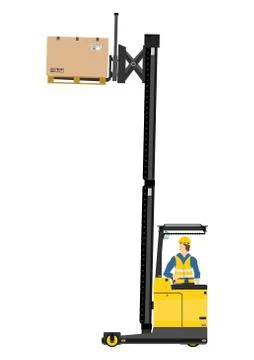 Forklift Stock Illustration