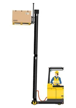 Forklift Illustrazione stock