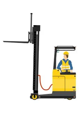 Forklift Stock Illustration