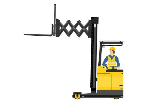 Forklift Stock Illustration