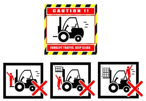 Forklift Stock Illustration