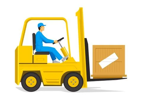 Forklift Stock Illustration