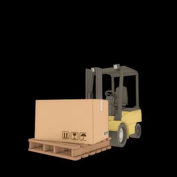 Forklift Stock Illustration