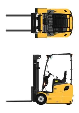 Forklift. Stock Illustration
