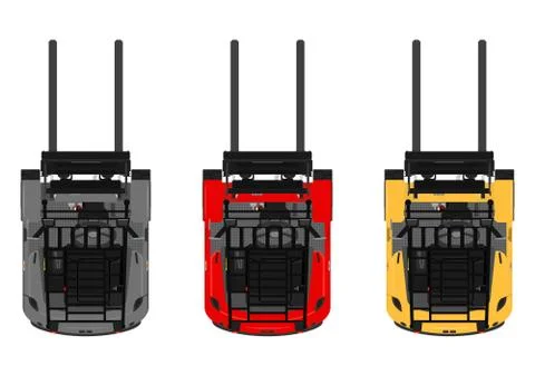 Forklift. Stock Illustration