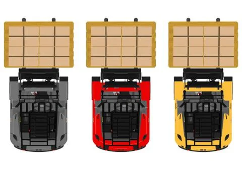 Forklift. Stock Illustration