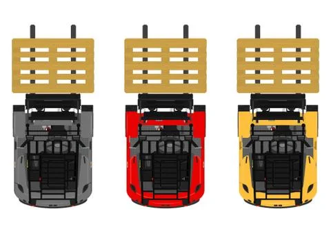Forklift. Stock Illustration
