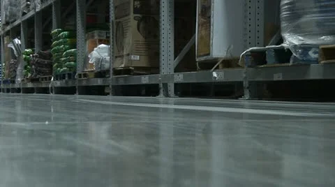 FORKLIFT LOW ANGLE PASS Video stock 11162067