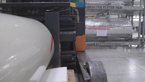 Forklift operating Vídeos de archivo 85809827