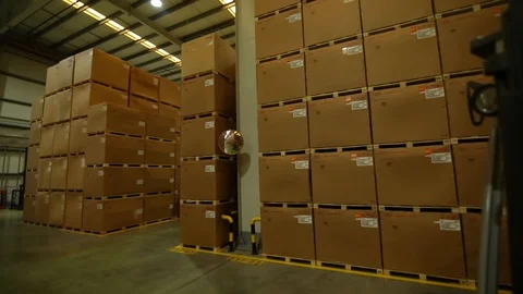 Forklift Operator In Action TimeLapse 3 Stock-Footage 123008029