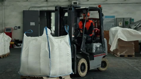 Forklift operator, Distribution center, Warehouse systems Stock Footage 246769634