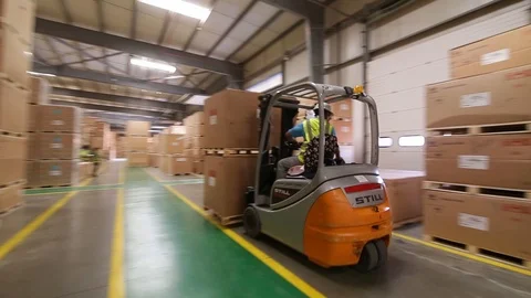 Forklift Operators 動画素材 122997471