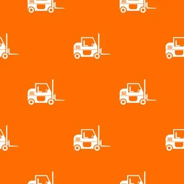 Forklift pattern seamless Illustrazione stock