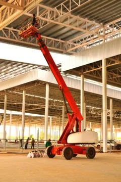 Forklift. Stock Photos