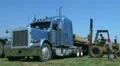 Forklift Unloading Construction Lumber 03 HD Footage