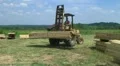 Forklift Unloading Construction Lumber HD Footage