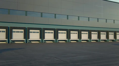 Forklift Unloading Stack Of Boxes In Truck Stock Footage 45157433