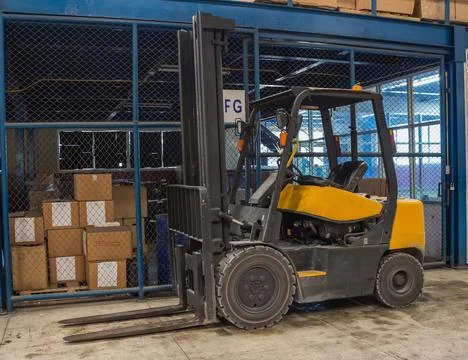 Forklifts Stock Photos