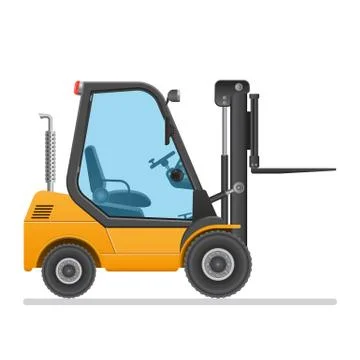 FORKLIFTS2 Stock Illustration
