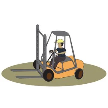 Forklit Stock Illustration