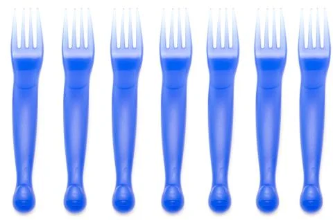 Forks macro Foto stock