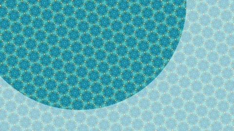 Form of a 2D graphic pattern that rotates clockwise on a background. Stock Footage 112619418