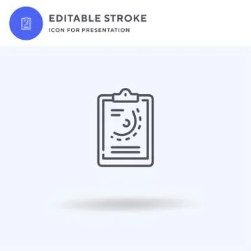 Form icon vector, filled flat sign, solid pictogram isolated on white, logo Stock Illustration