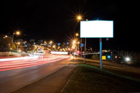 The form of the night of the Billboard Stock Photos