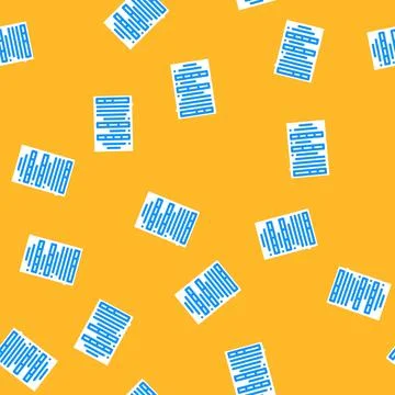 Form paper document vector seamless pattern Illustrazione stock