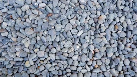 Form A Pattern From Pebbles Taken From Above Fotos de archivo