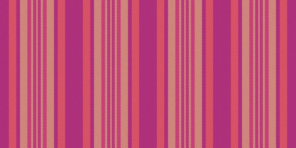 Form pattern vertical background, magenta vector fabric stripe. Modern seam.. 스톡 일러스트