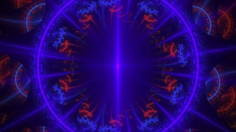 Form of patterned clock gears rotate recursively Stock Footage 154185545