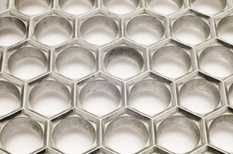Form for ravioli close up Stock Photos