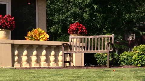 Formal Garden Stock Footage 30379049