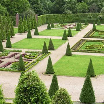 Formal garden Stock Photos