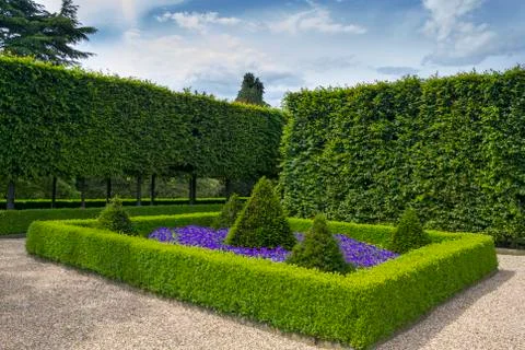 Formal gardens Stock Photos