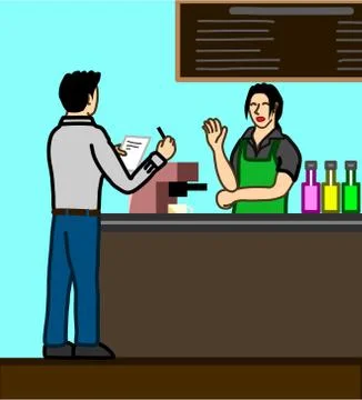 Formal interview Stock Illustration