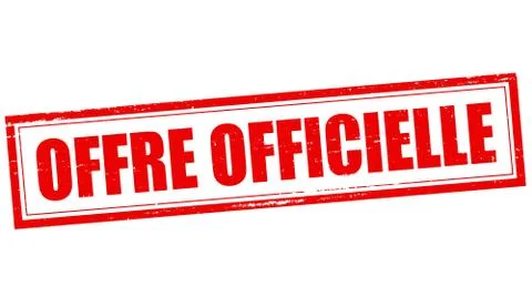 Formal offer Illustrazione stock