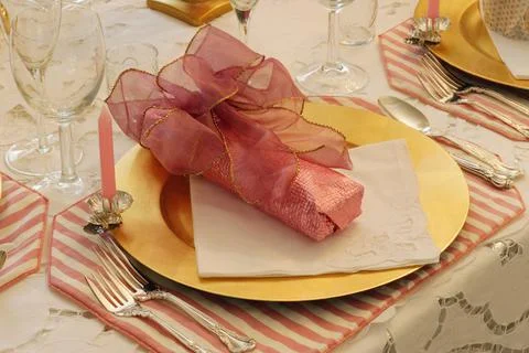 Formal Place Setting Stock Photos