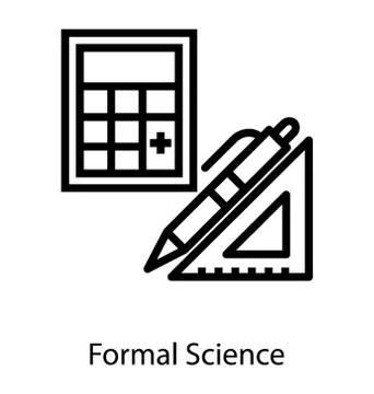 Formal Science Vector Stock Illustration